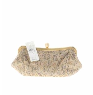 LOFT Elegant Floral Clutch - Cream and Gold